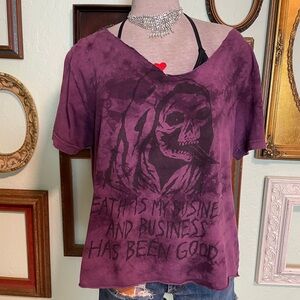 Death Is My Business Grim Reaper Tee